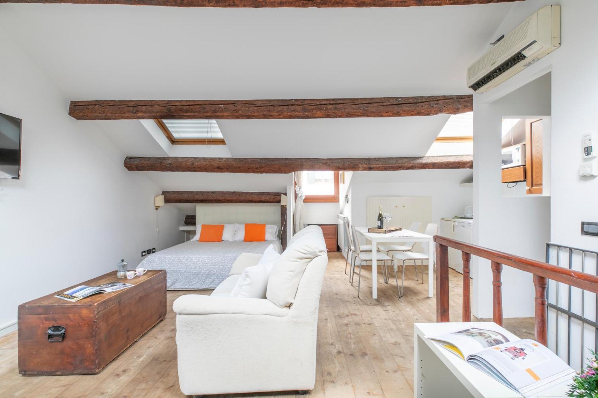 Nice Lovely Attic For 4 Person With Wifi - A/C Venedig Exterior foto