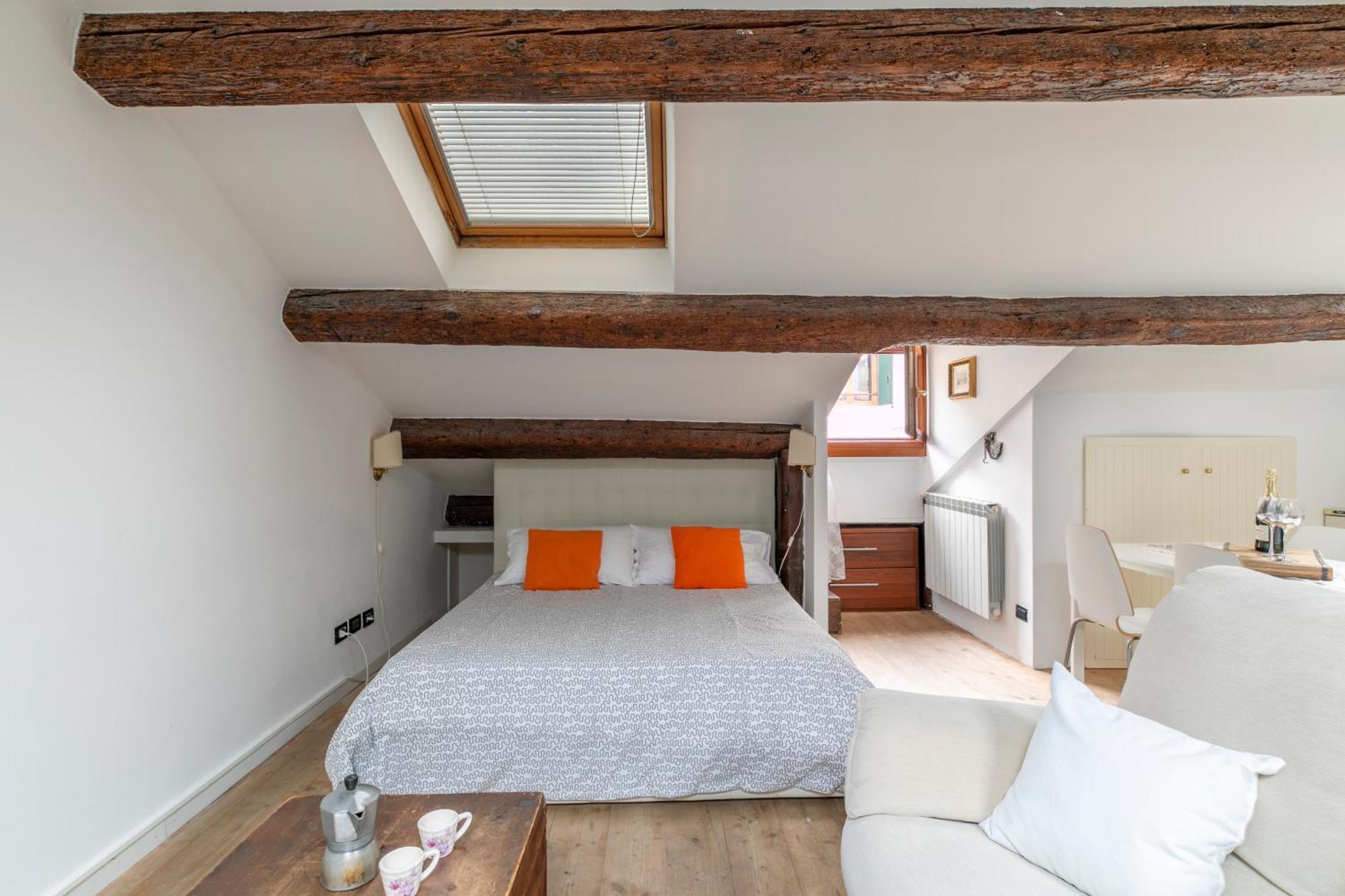 Nice Lovely Attic For 4 Person With Wifi - A/C Venedig Exterior foto