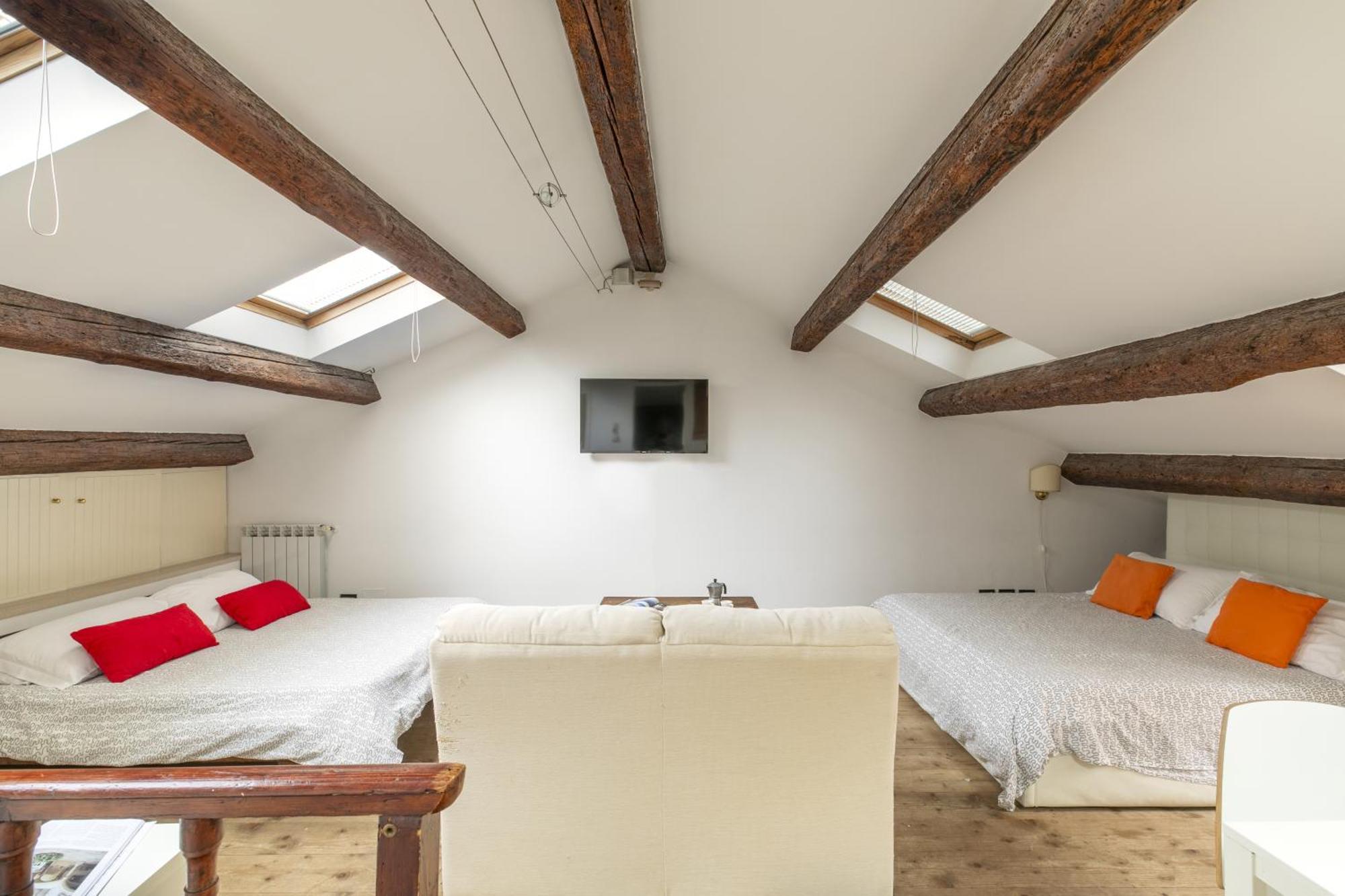 Nice Lovely Attic For 4 Person With Wifi - A/C Venedig Exterior foto