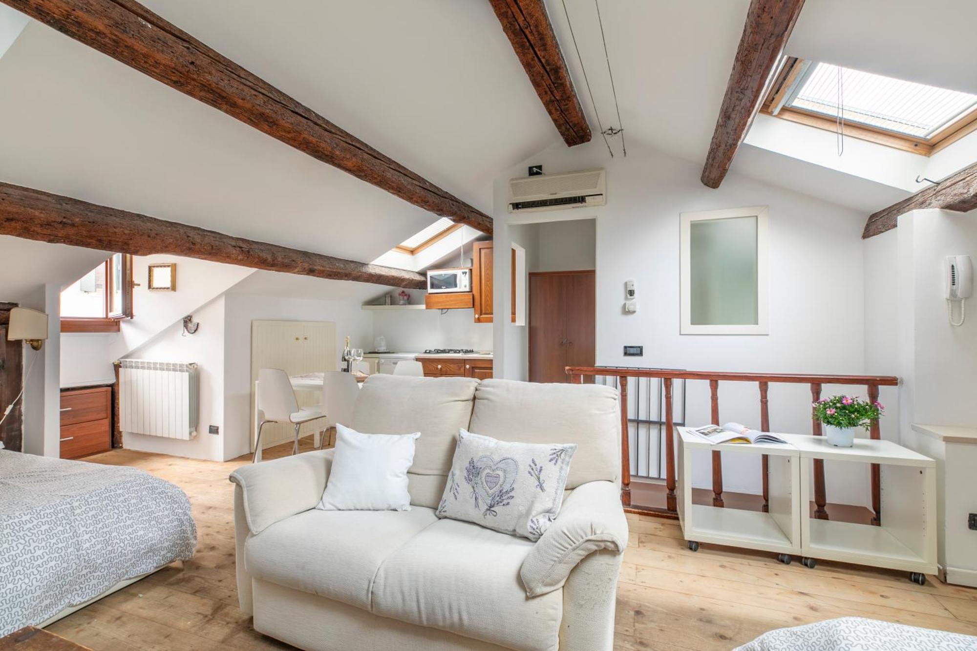 Nice Lovely Attic For 4 Person With Wifi - A/C Venedig Exterior foto