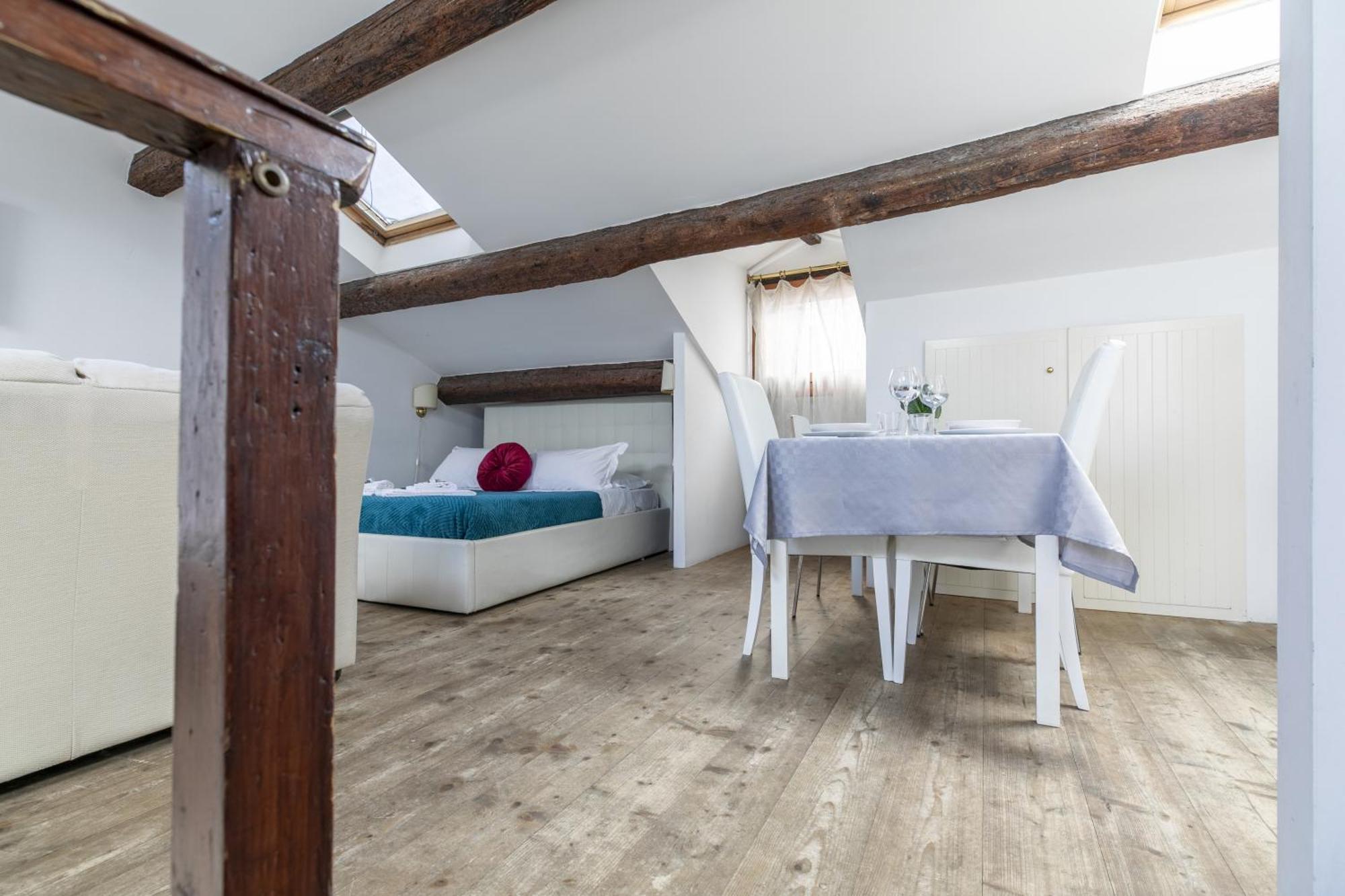 Nice Lovely Attic For 4 Person With Wifi - A/C Venedig Exterior foto