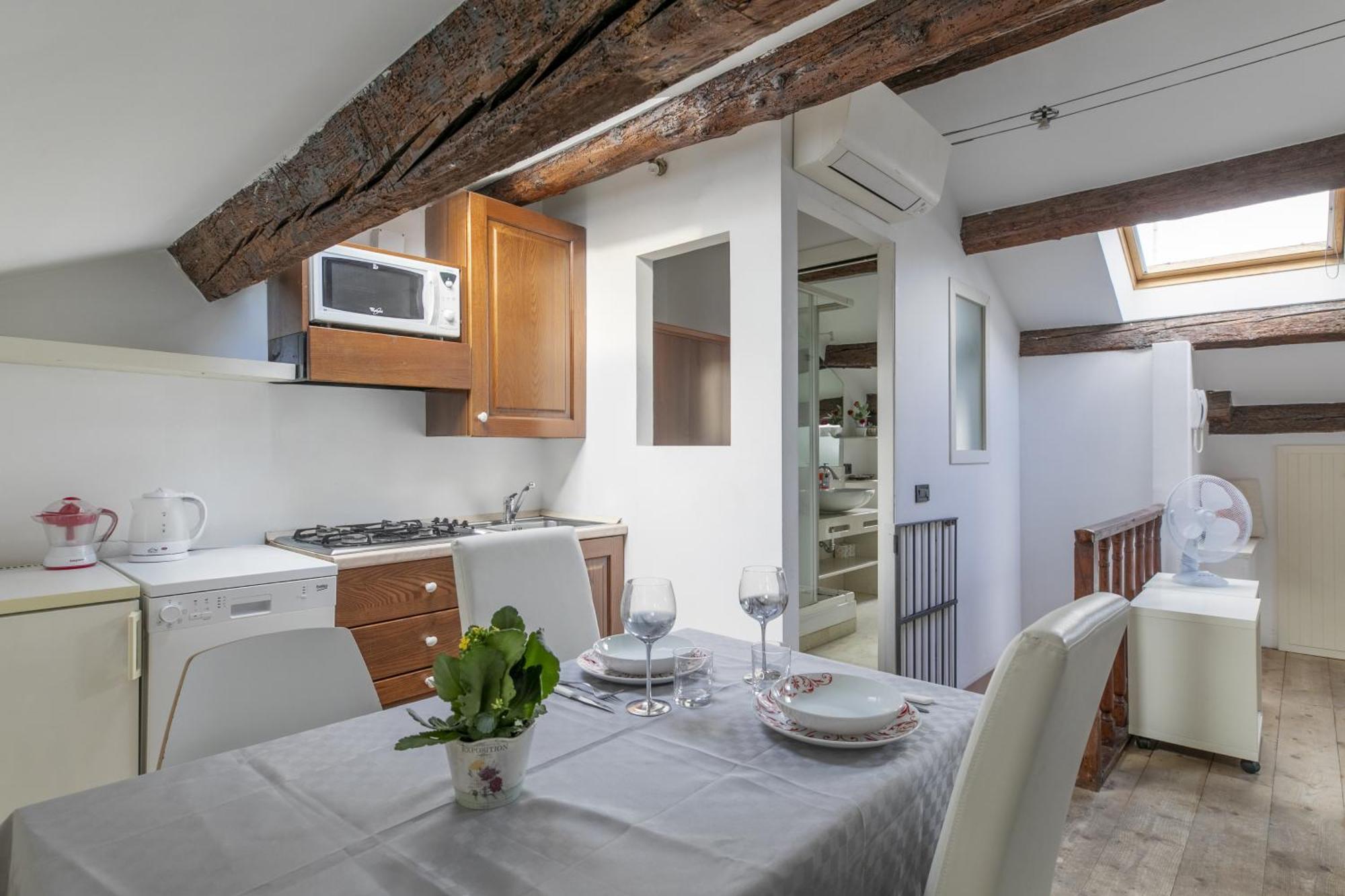 Nice Lovely Attic For 4 Person With Wifi - A/C Venedig Exterior foto