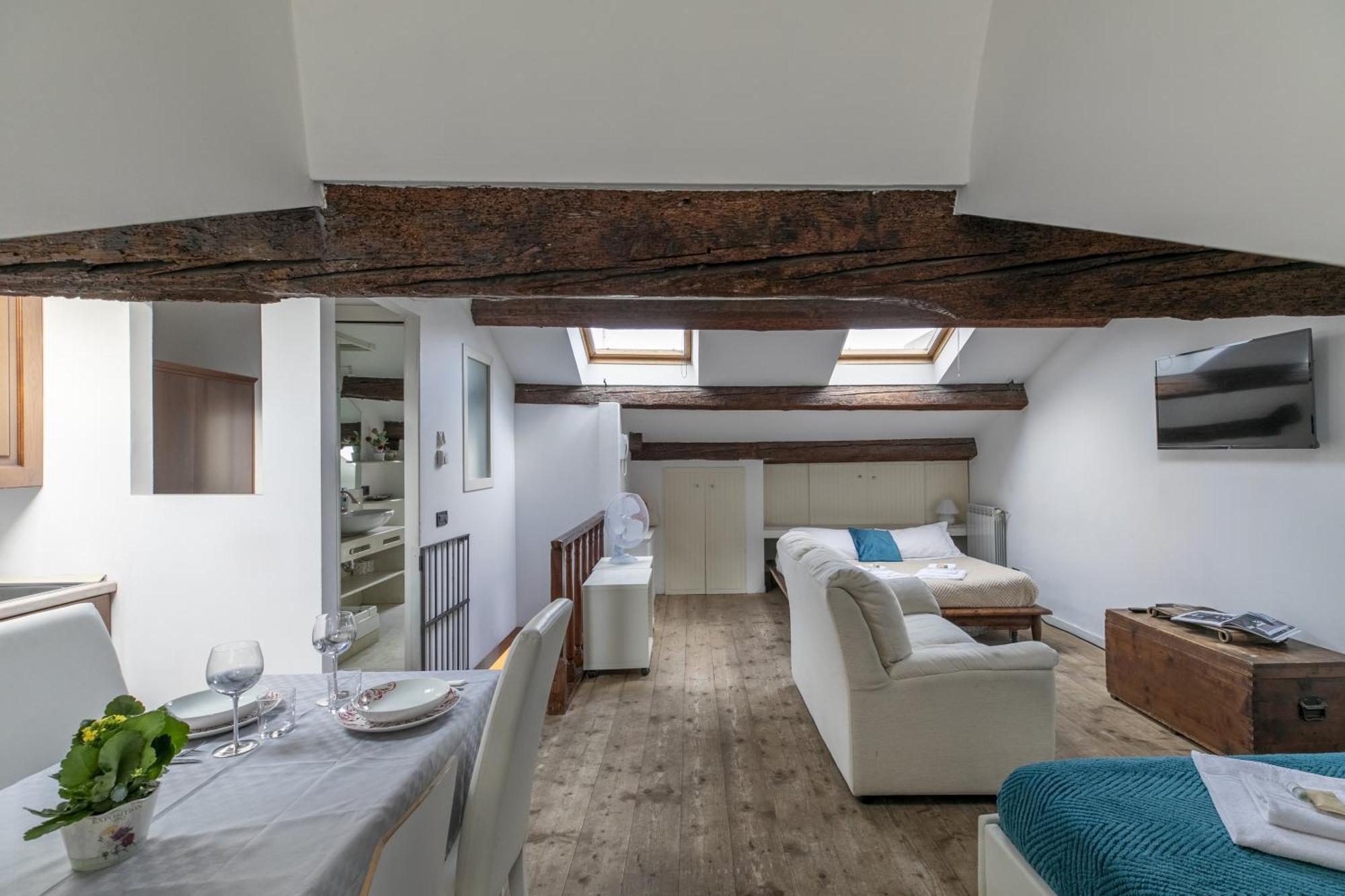 Nice Lovely Attic For 4 Person With Wifi - A/C Venedig Exterior foto