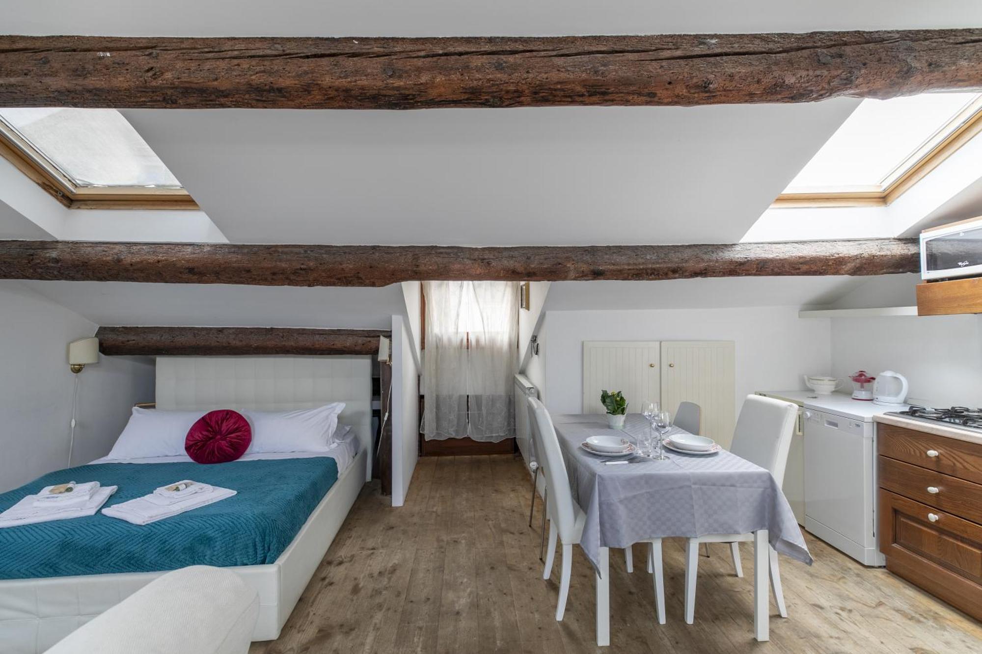 Nice Lovely Attic For 4 Person With Wifi - A/C Venedig Exterior foto