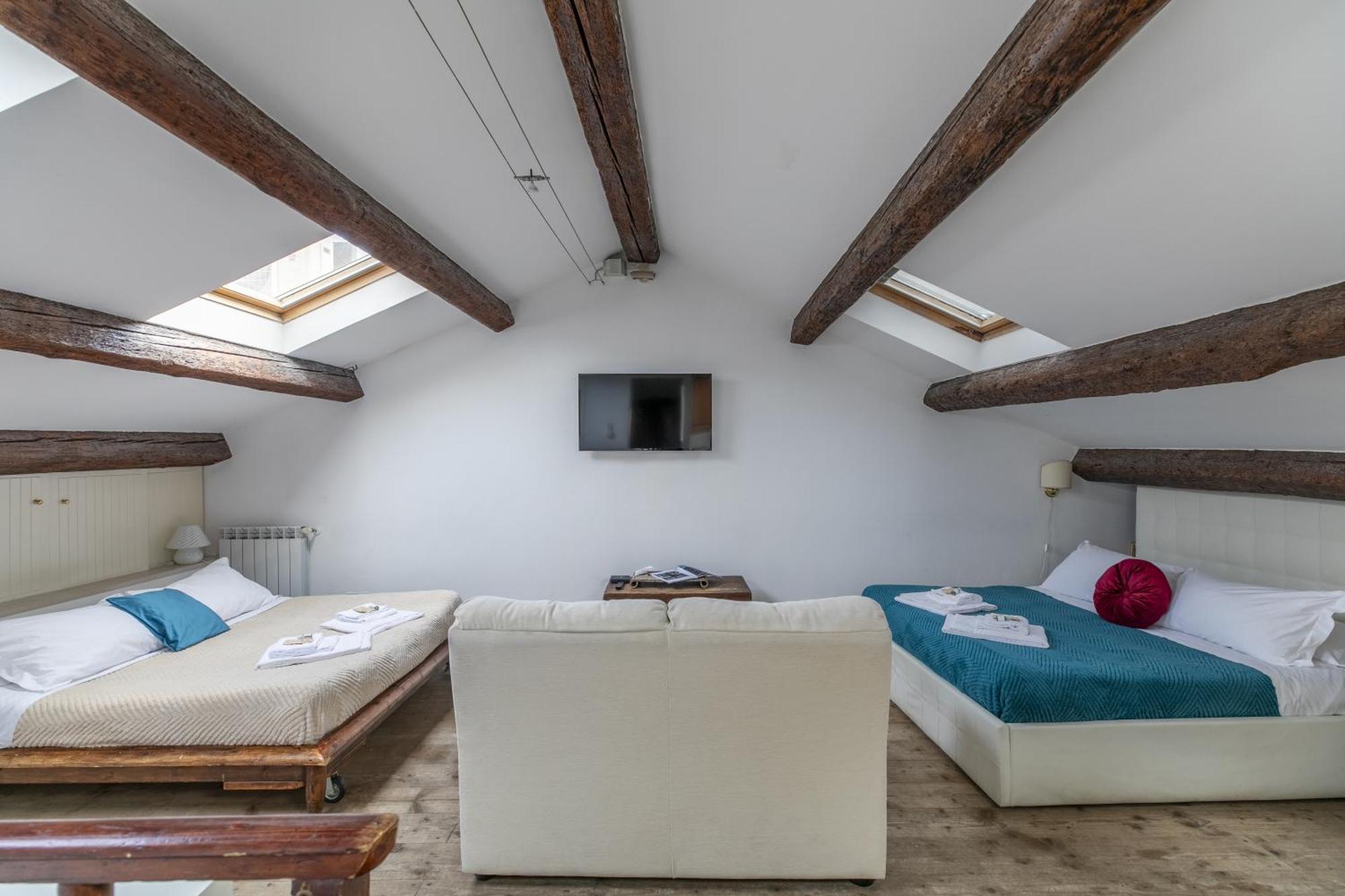 Nice Lovely Attic For 4 Person With Wifi - A/C Venedig Exterior foto